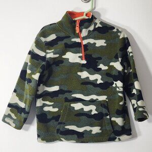 Arizona Fleece Half Zip Sweatshirt With Front Pocket Size 3T